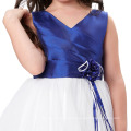 Grace Karin Ärmellos V-Ausschnitt Elfenbein Blumenmädchen Baby Mädchen Prinzessin Party Kleid 2 ~ 12 Jahre CL008937-4